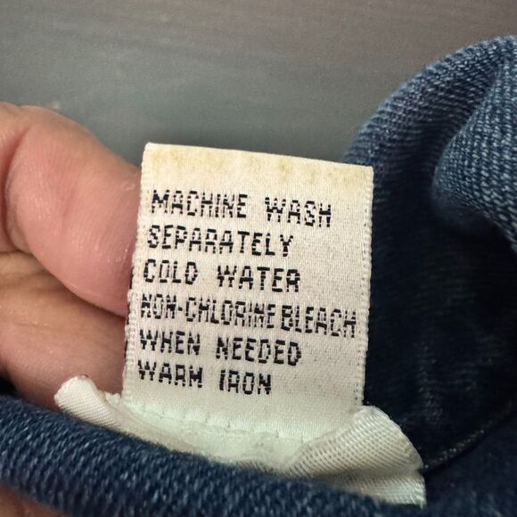 Clio Women’s Denim Blazer Jacket Size100% Cotton Tailored Casual Y2K Vintage - Picture 6 of 9